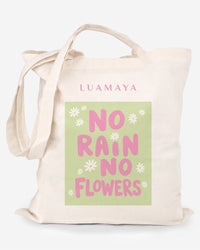 Borsa in juta No rain no flowers