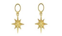 Shooting Star Hoop Charms