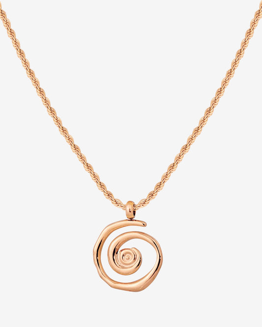 Sweet Swirl Collana Oro Rosa