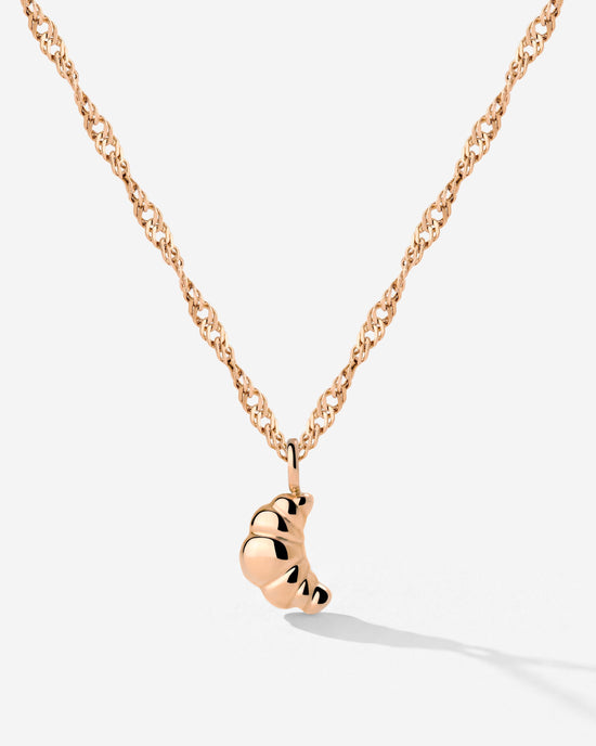 Croissant Collana Oro Rosa