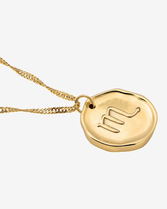 Zodiac Collana - Scorpione Oro