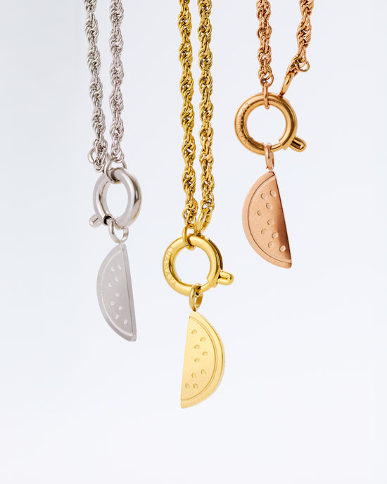 Melony Rope Chain Collana Set Oro
