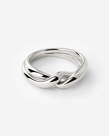 Twinsies Anello Argento