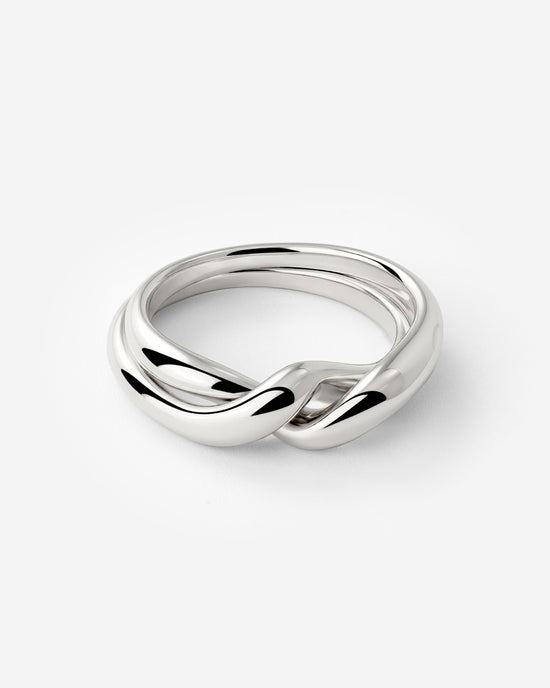 Twinsies Anello Argento