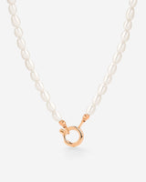 Pearly Charm Collana Oro Rosa