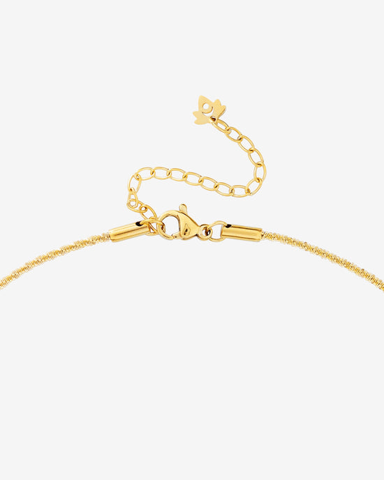 Criss Cross Chain Collana Oro