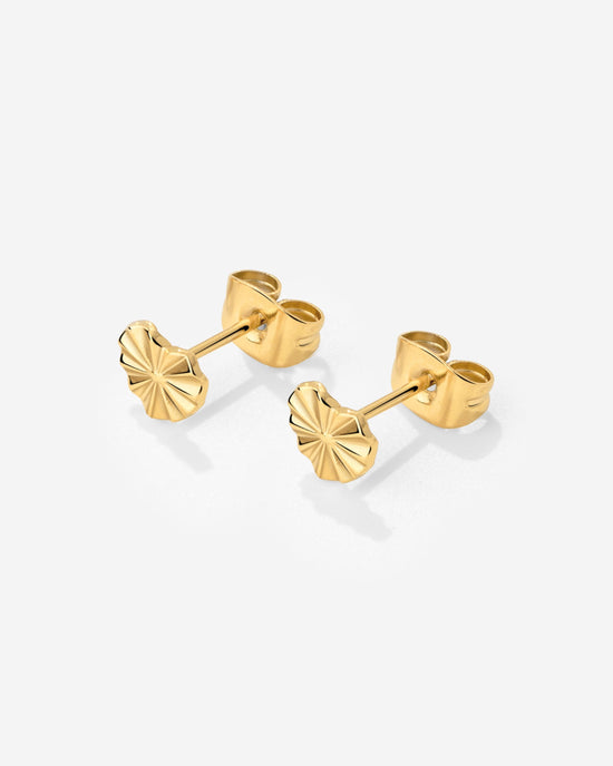 Glass Heart Orecchini Oro