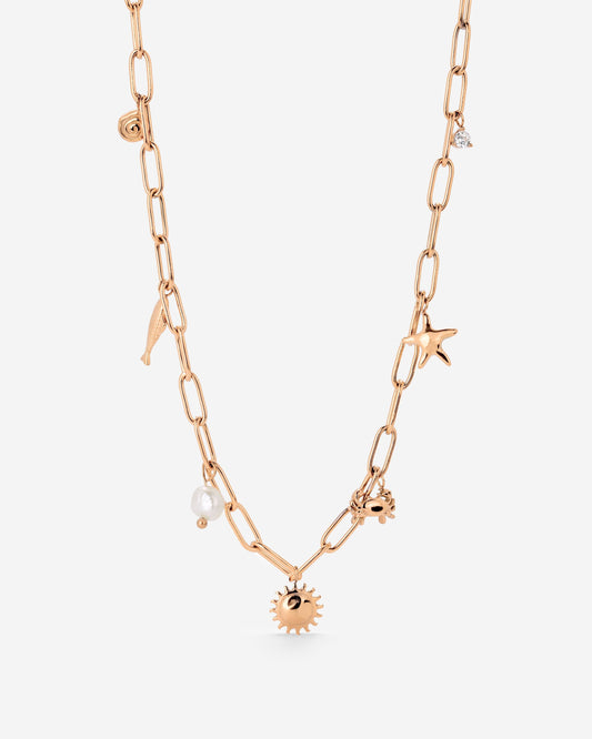 Seaside Treasures Collana Oro Rosa