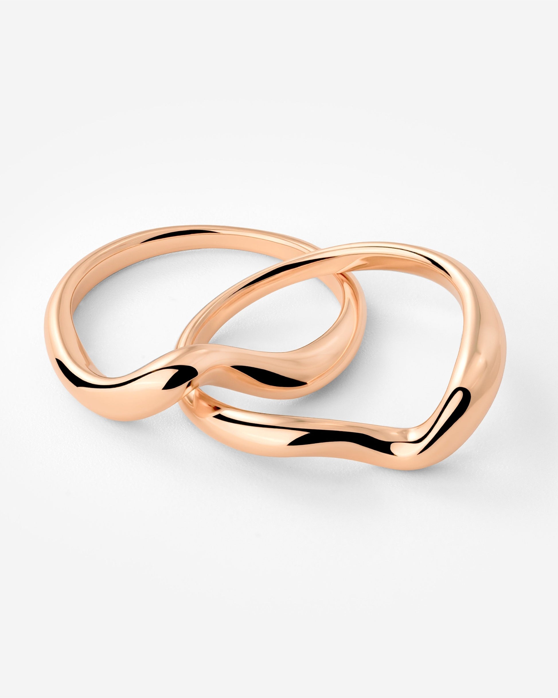 Twinsies Anello Oro Rosa