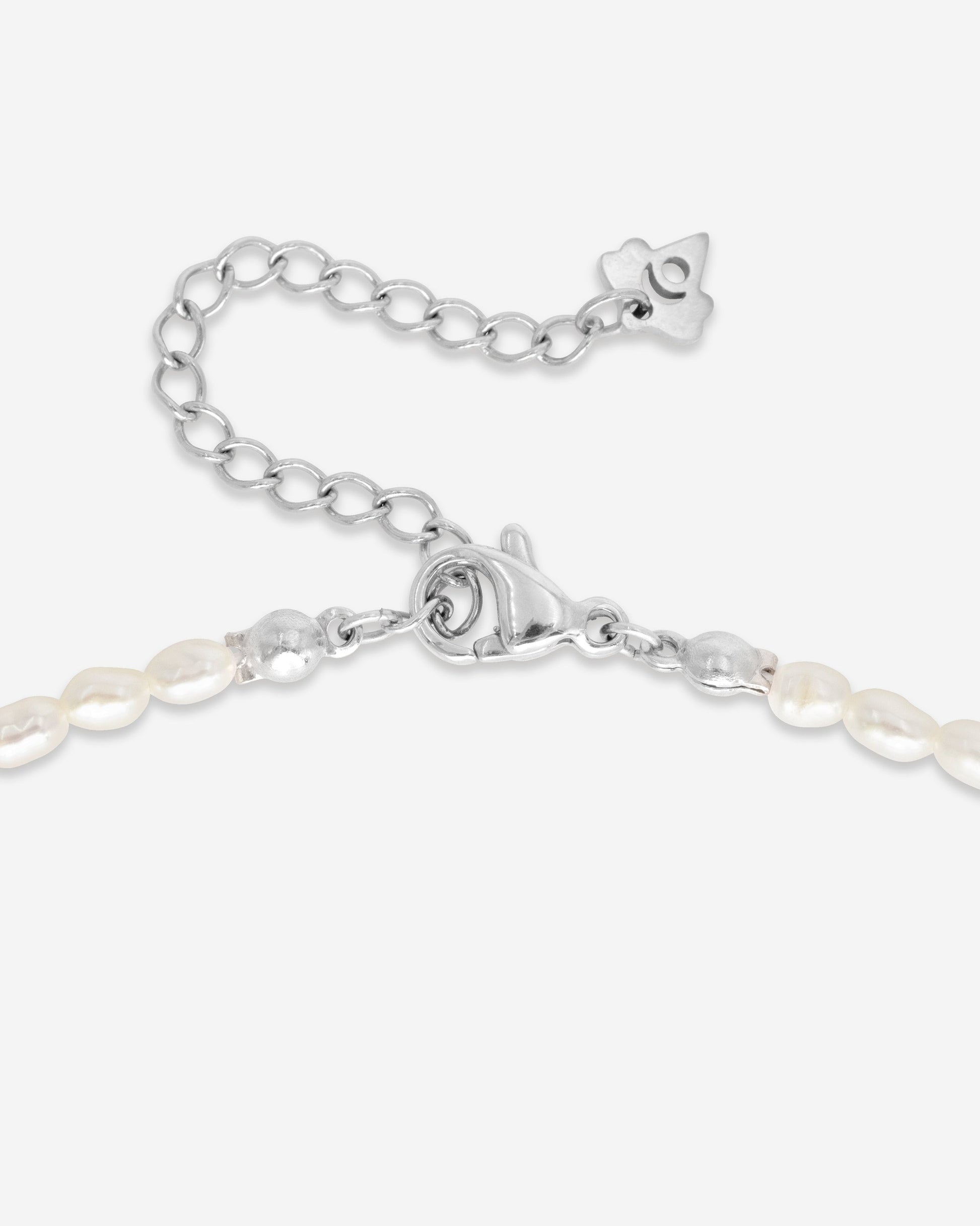 Perlita Choker Argento