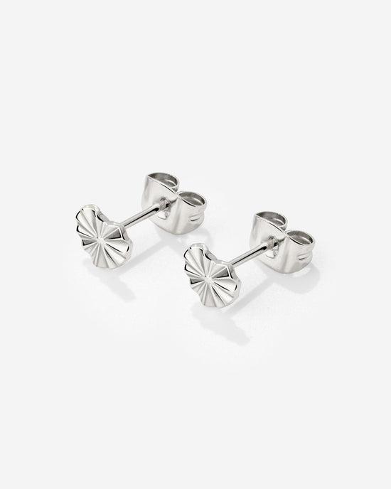 Glass Heart Orecchini Argento