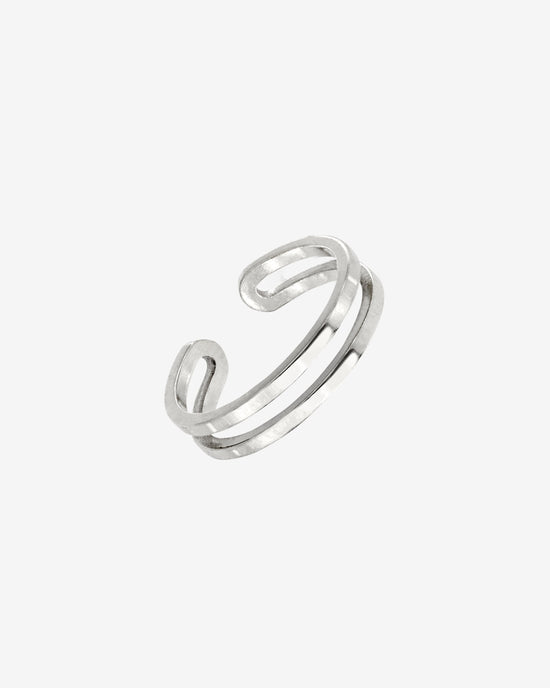 Anello da piede Double Argento