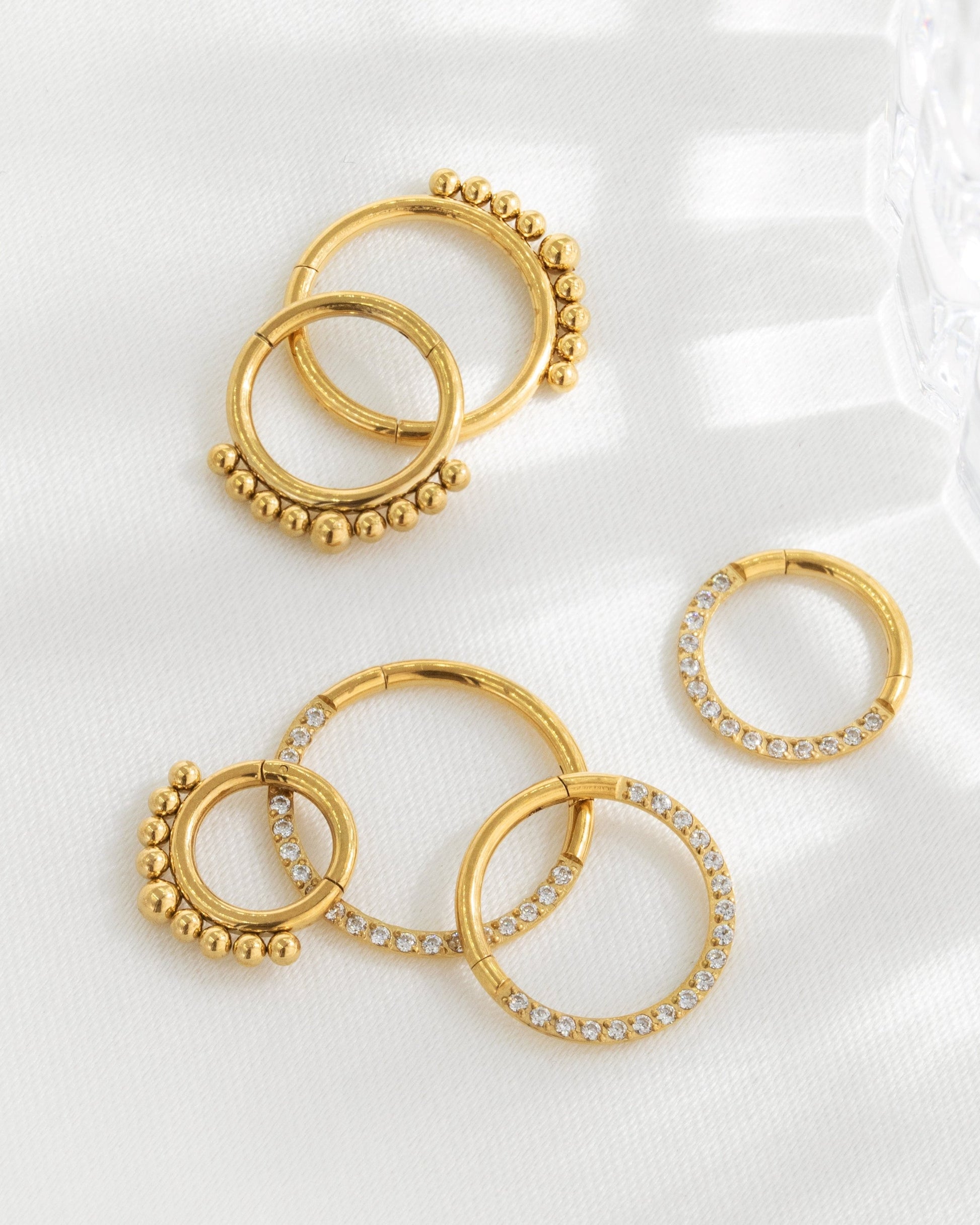 Radiant Click Piercing Silber