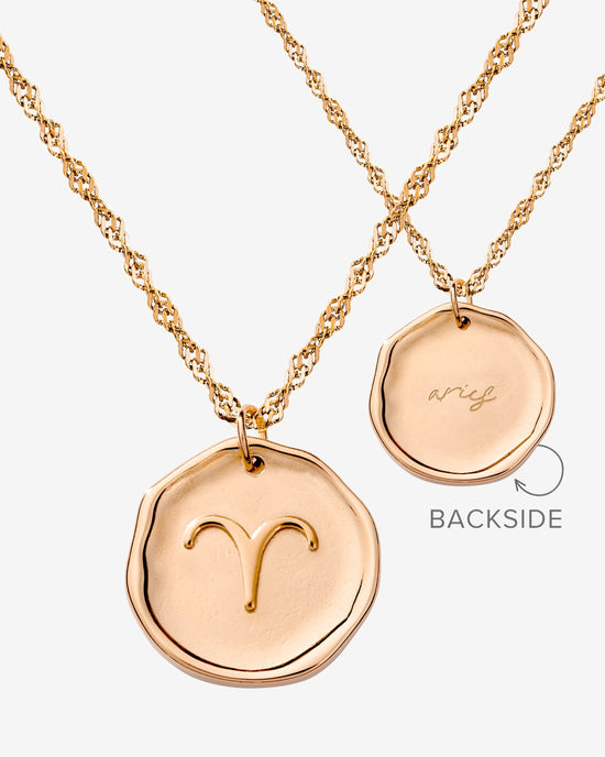 Zodiac Collana - Ariete Oro Rosa