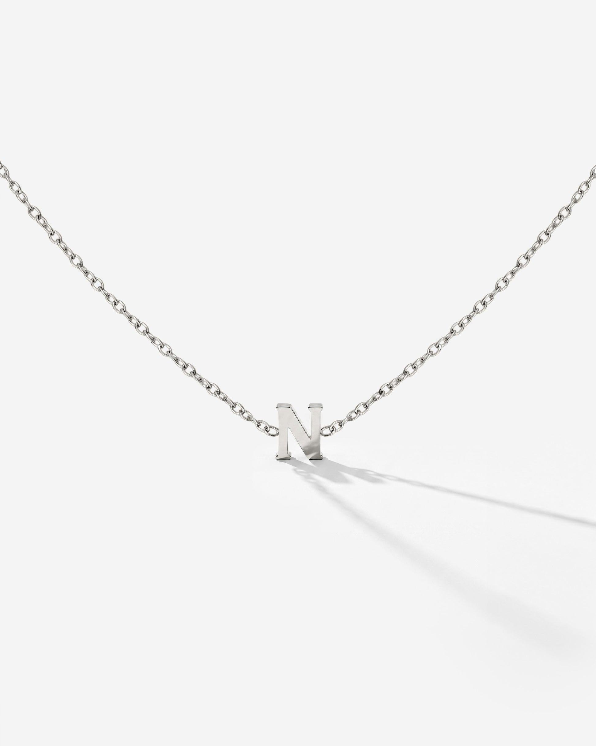 Tiny Letter Necklace