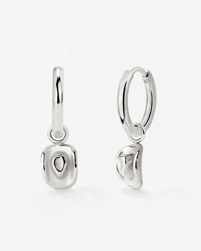 Yeehaw Hoop Set Small Argento