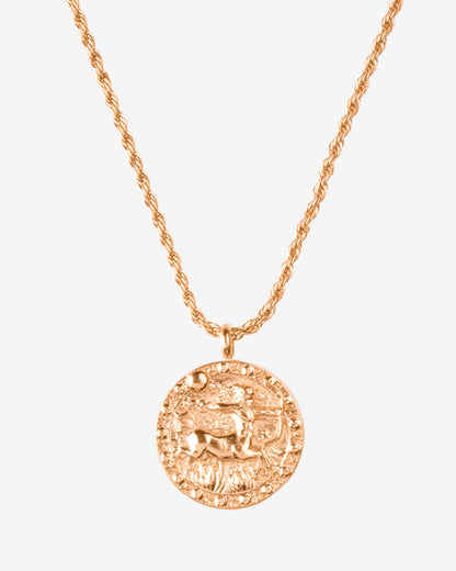 Zodiac Sign Collana Oro Rosa