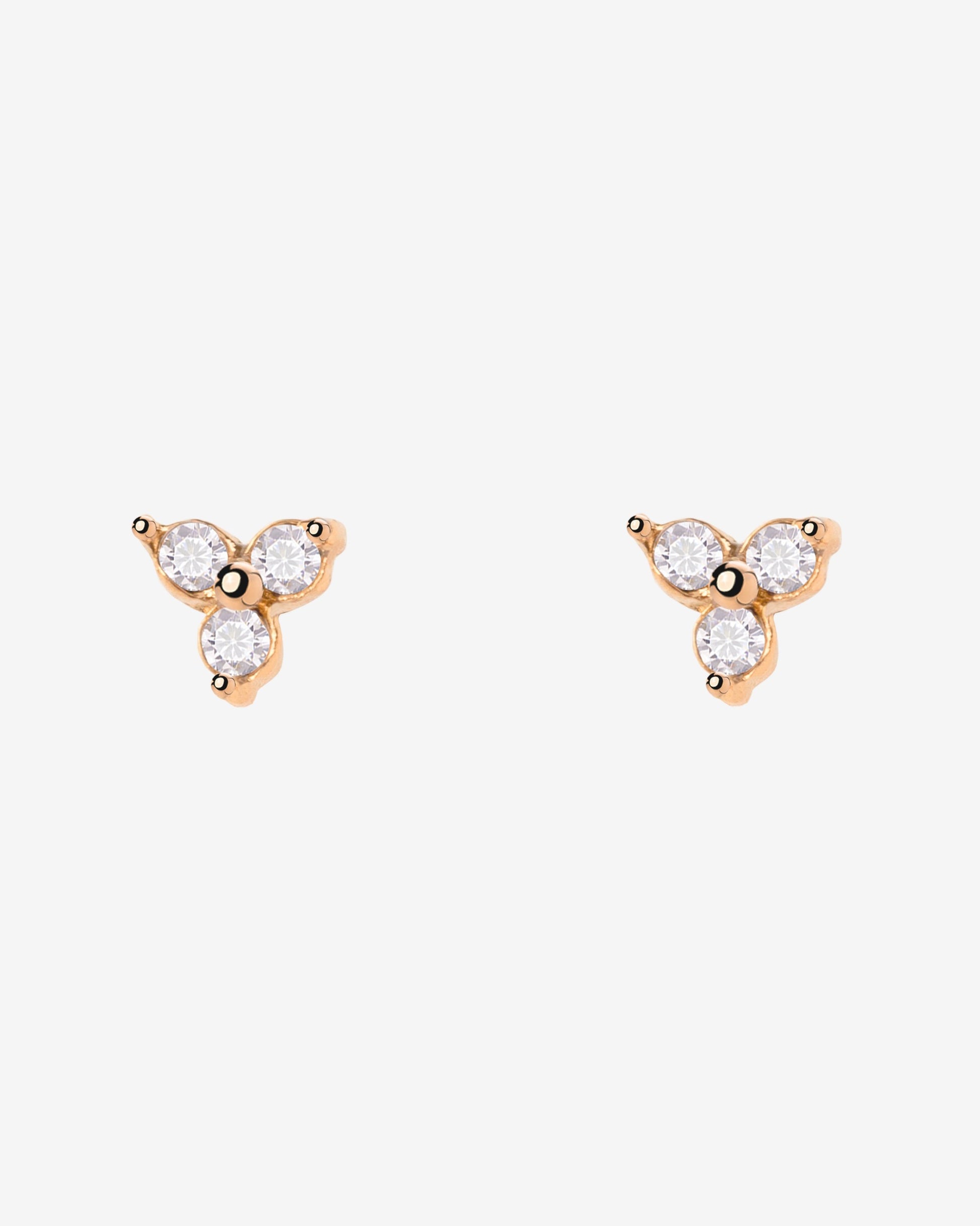 Luz Studs Oro Rosa