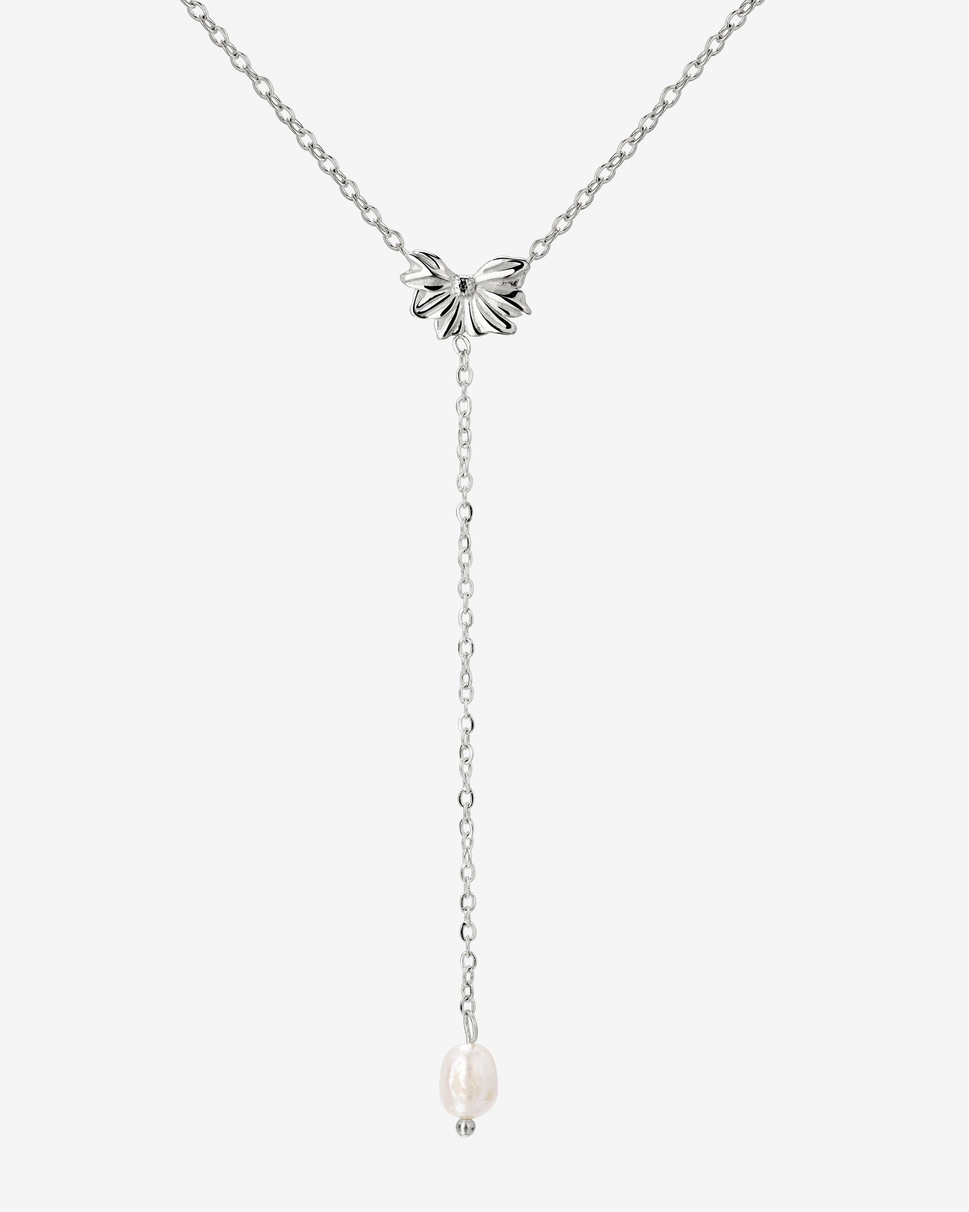 Petal Pearl Collana Y Argento