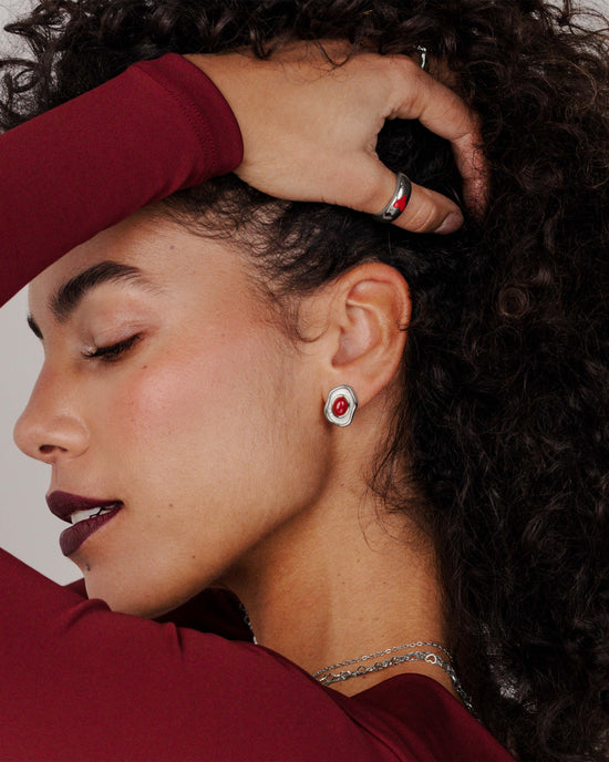 Scarlet Treasure Orecchini Argento