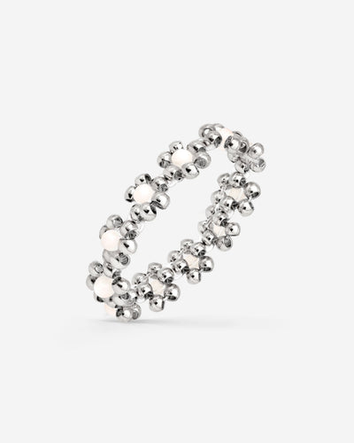 Flowery Anello Argento