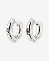 Phat Glowy Hoops Argento
