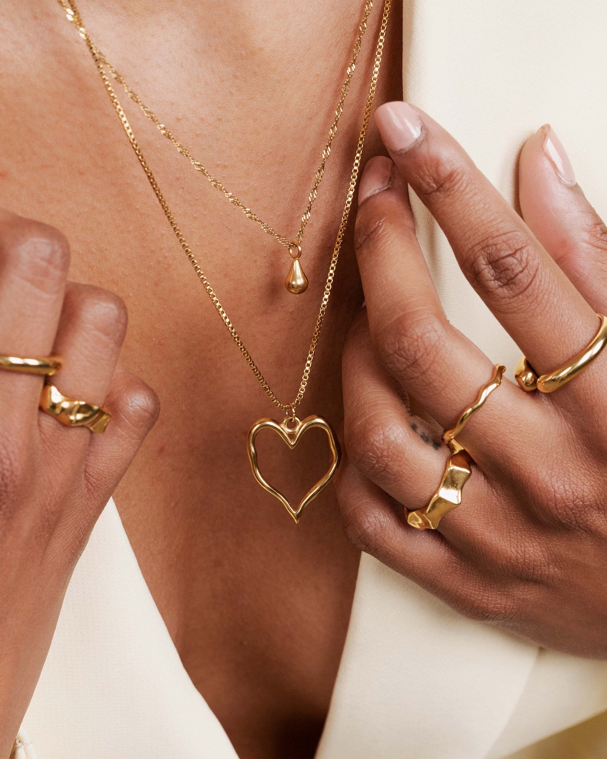 Melting Heart Collana Oro
