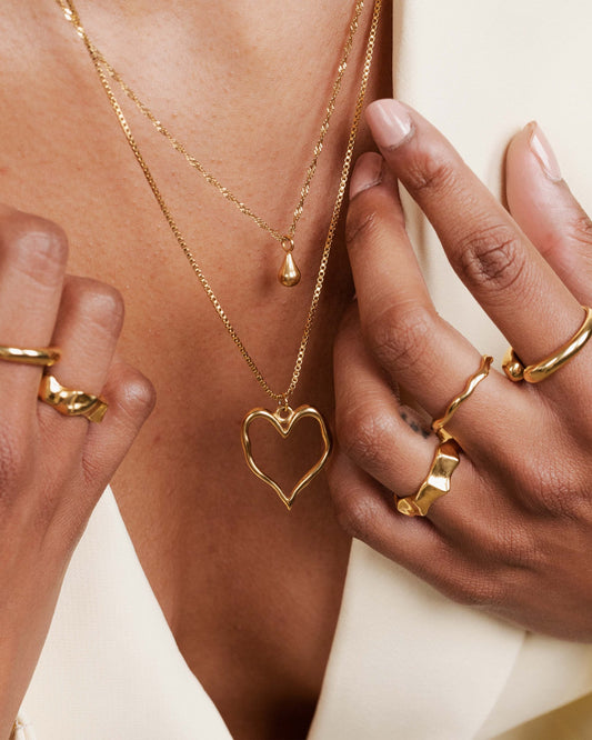 Melting Heart Collana Oro