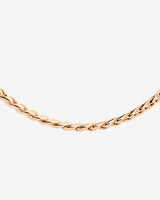 Spiral Links Collana Oro Rosa