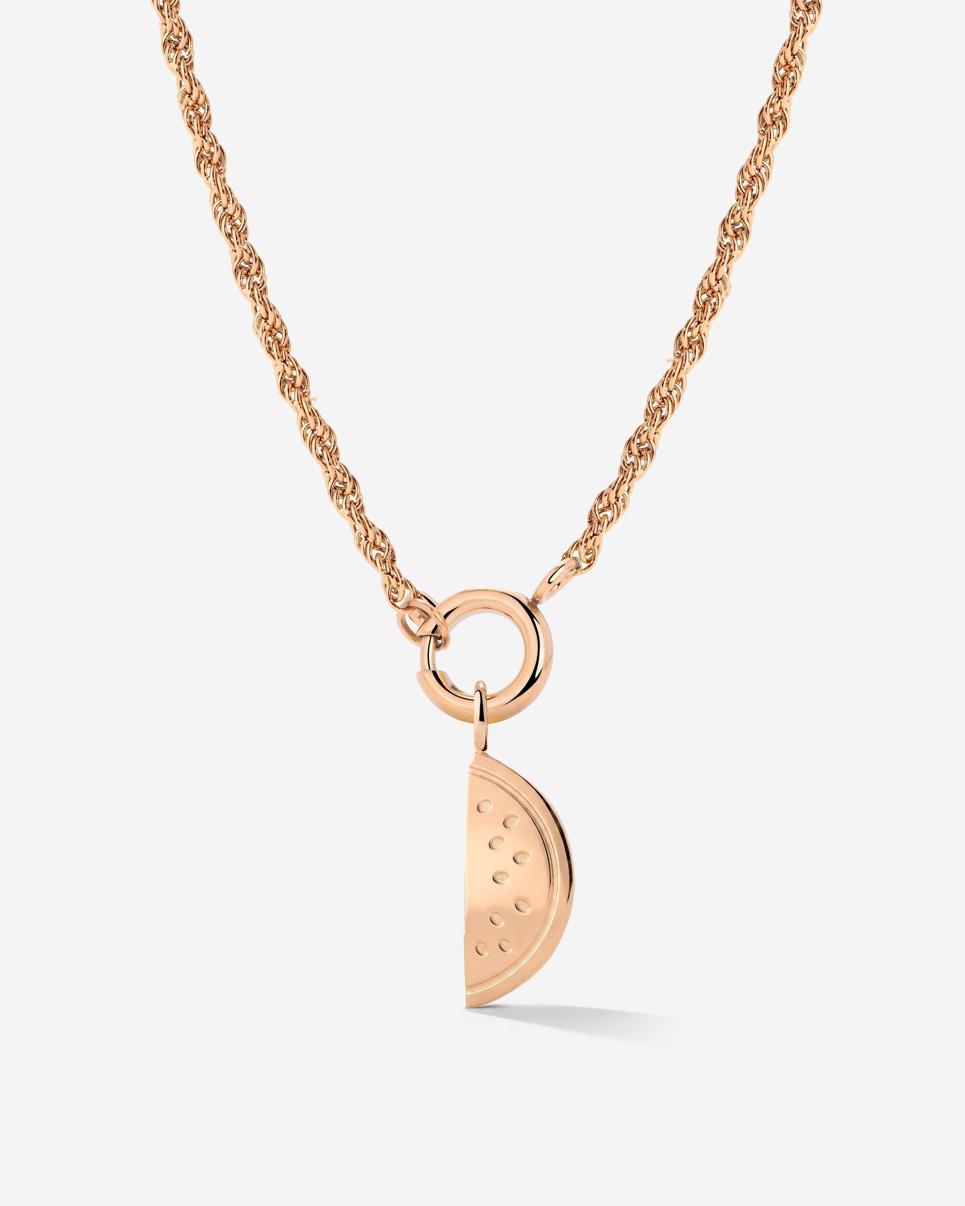 Melony Rope Chain Collana Set Oro Rosa