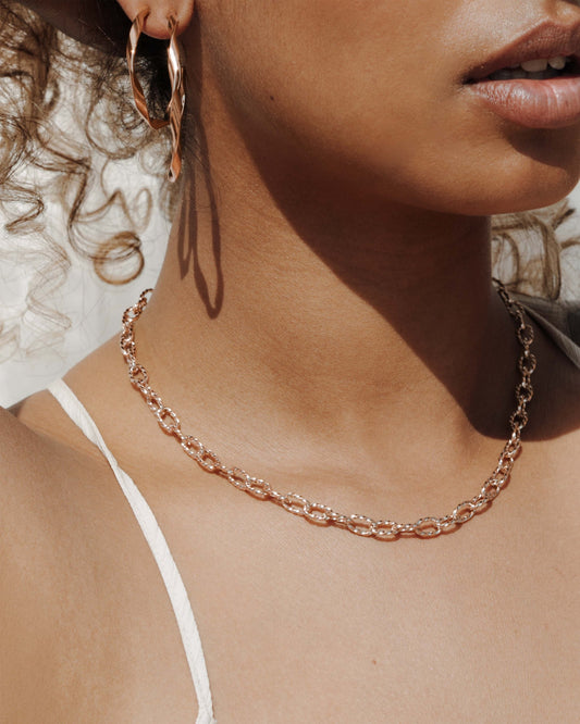 Fantasy Chain Collana Oro Rosa