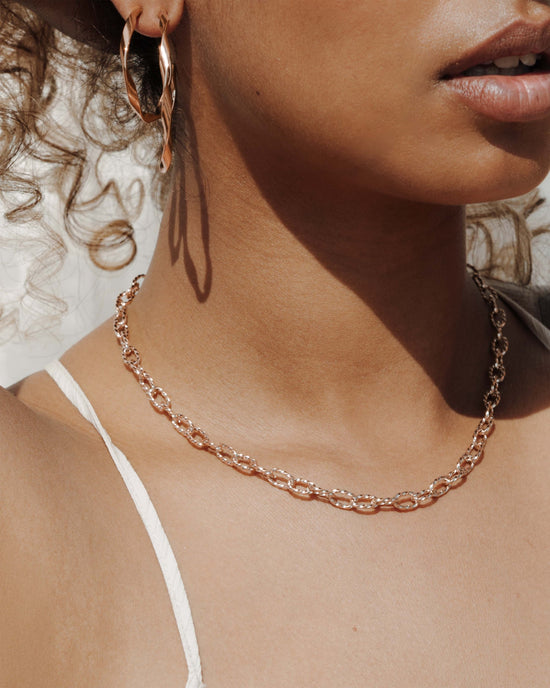 Fantasy Chain Collana Oro Rosa