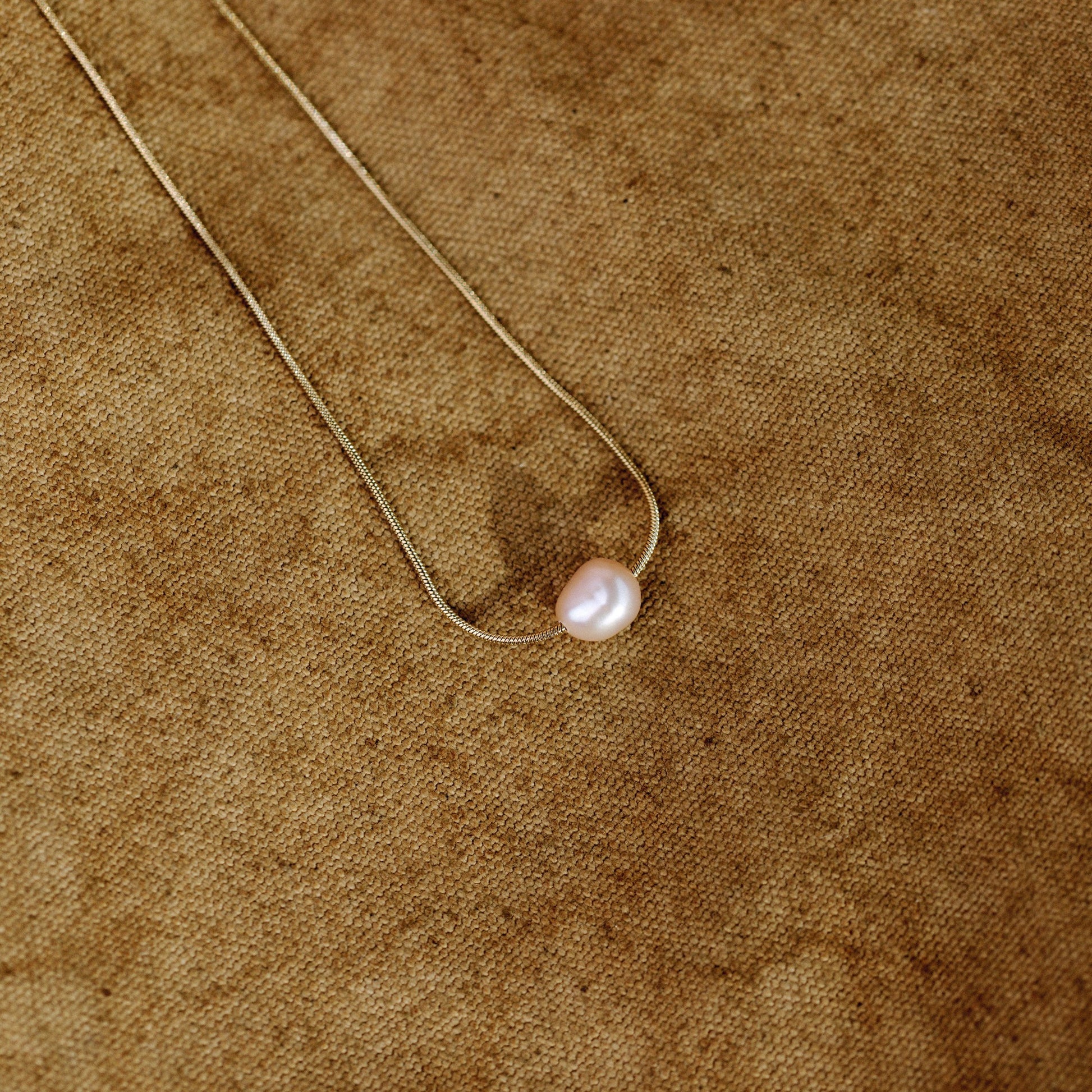 Blush Pearl Collana Oro Rosa