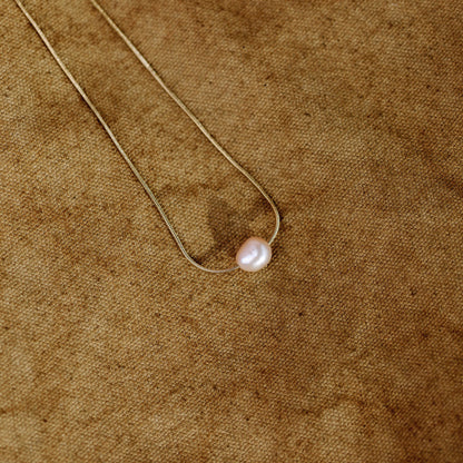 Blush Pearl Collana Oro Rosa