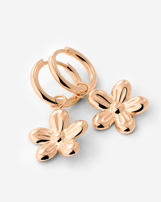 Blossom Hoop Set Small Oro Rosa