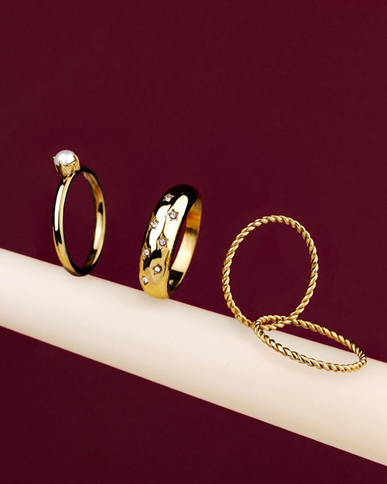 Twisted Anello Duo Oro