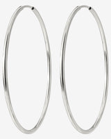 Super Maxi Hoops Argento