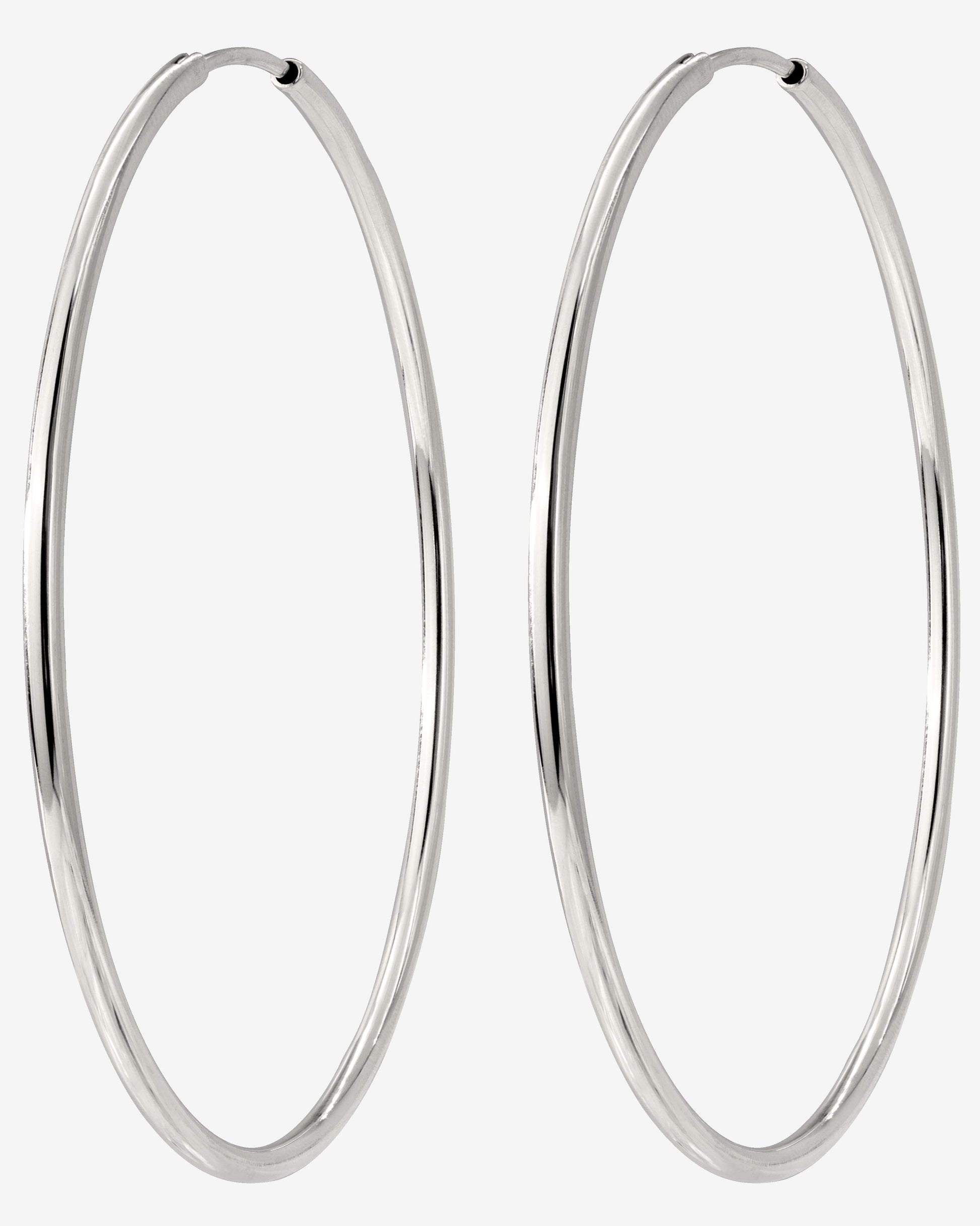 Super Maxi Hoops Argento