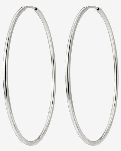 Super Maxi Hoops Argento
