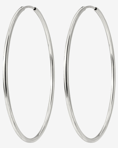 Super Maxi Hoops Argento