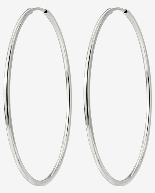 Super Maxi Hoops Argento