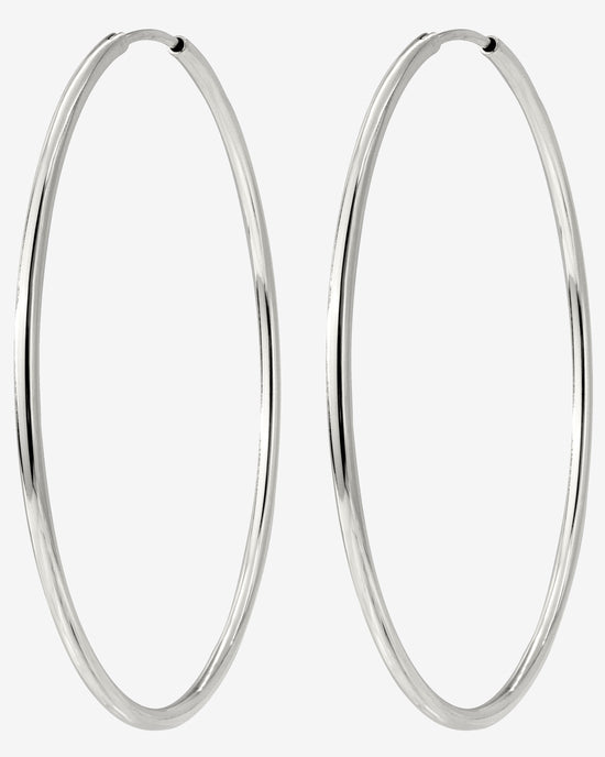 Super Maxi Hoops Argento