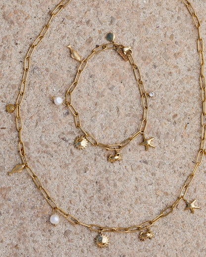 Seaside Treasures Collana Oro Rosa