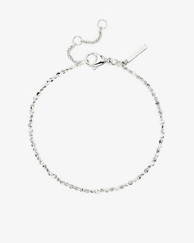 Tinsel Chain Bracciale Argento