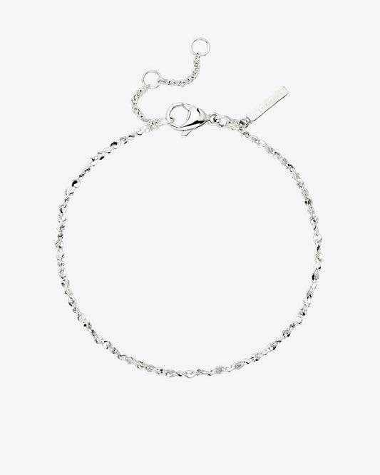Tinsel Chain Bracciale Argento