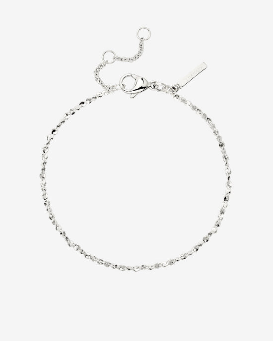 Tinsel Chain Bracciale Argento