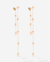 Blush Pearl Fall Orecchini Oro Rosa