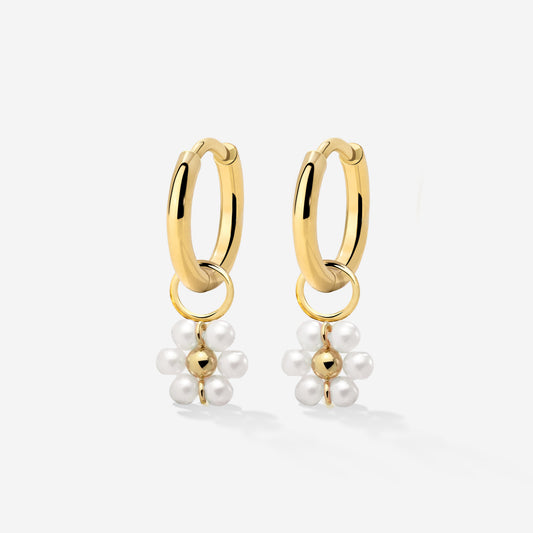 Daisy Hoop Set Small Oro