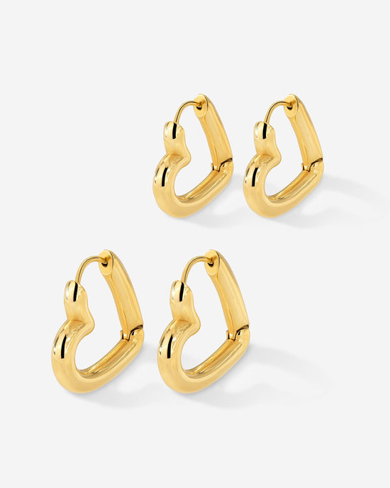 Phat Heart Hoop Bundle Oro