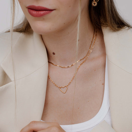Loving Heart Collana Oro Rosa